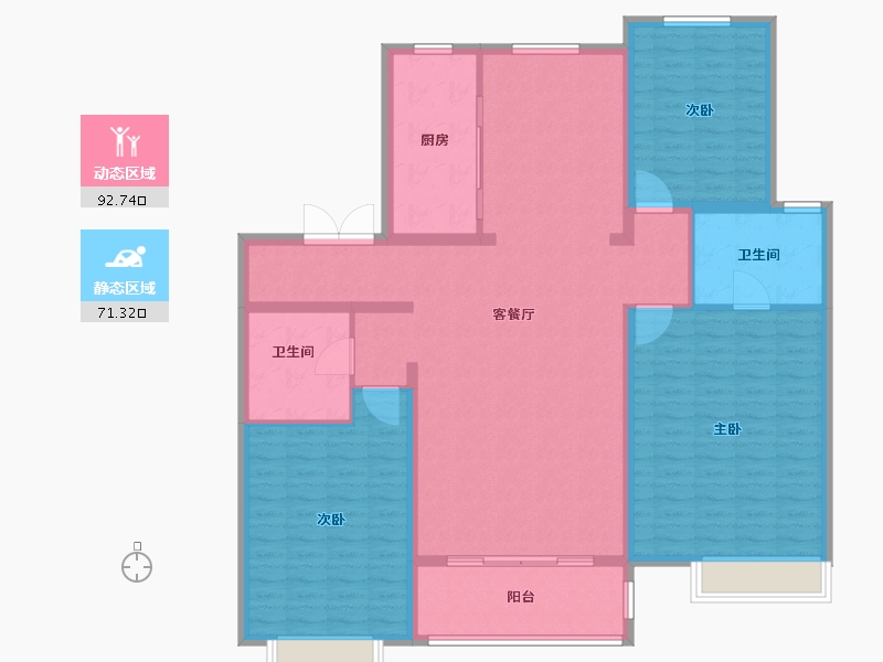 山西省-大同市-永泰学府-150.00-户型库-动静分区