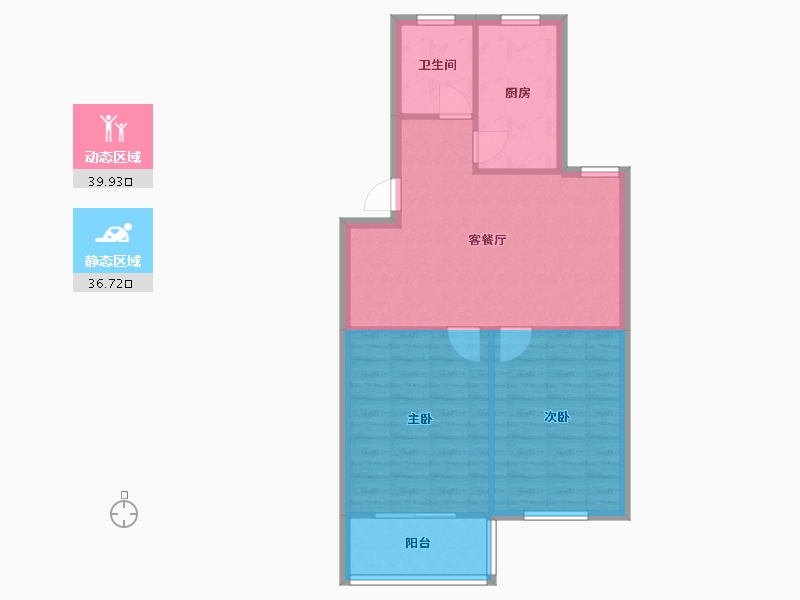 上海-上海市-广凉苑-70.00-户型库-动静分区