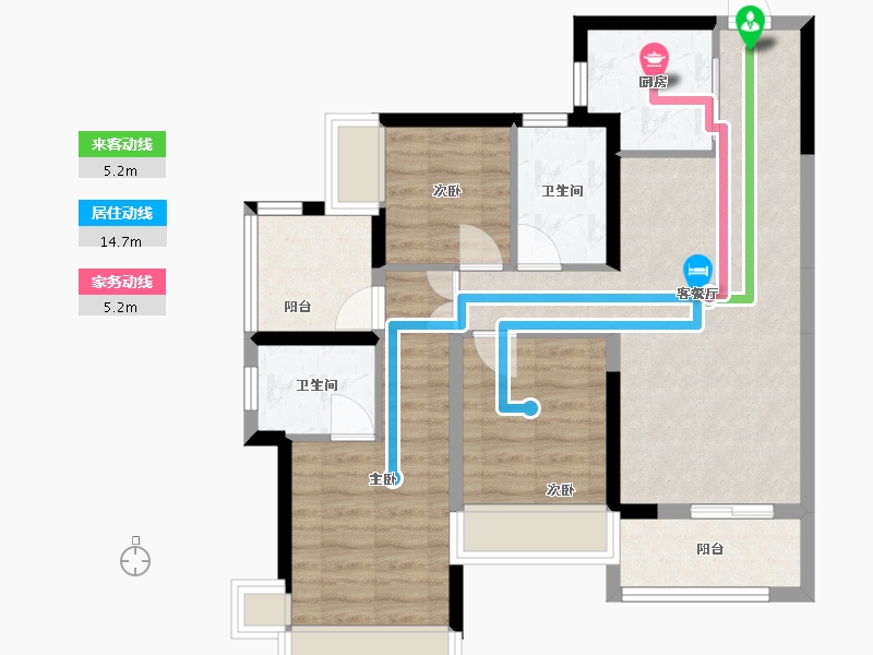 广东省-深圳市-远洋天著-80.37-户型库-动静线