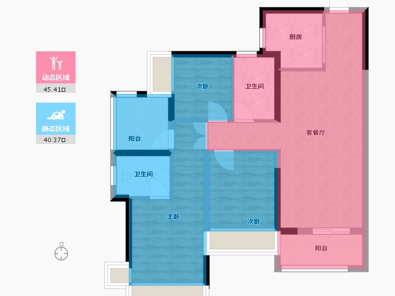 广东省-深圳市-远洋天著-80.37-户型库-动静分区