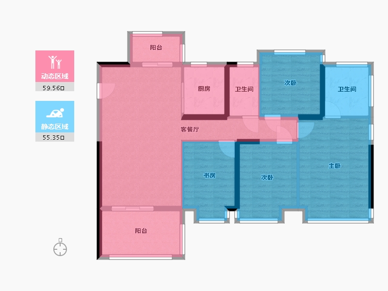 广西壮族自治区-柳州市-红星天悦-108.00-户型库-动静分区