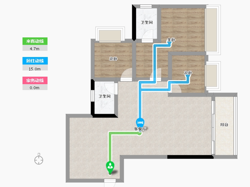 贵州省-安顺市-世通山语湖-81.44-户型库-动静线