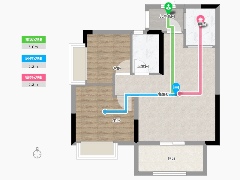 广东省-江门市-保利云上西棠-62.12-户型库-动静线