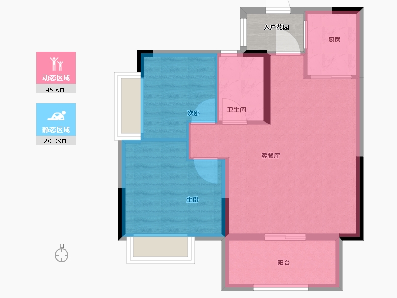 广东省-江门市-保利云上西棠-62.12-户型库-动静分区