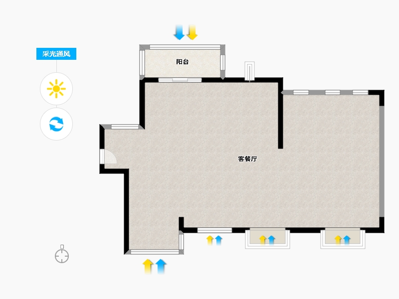 广东省-中山市-大信君汇湾-129.00-户型库-采光通风