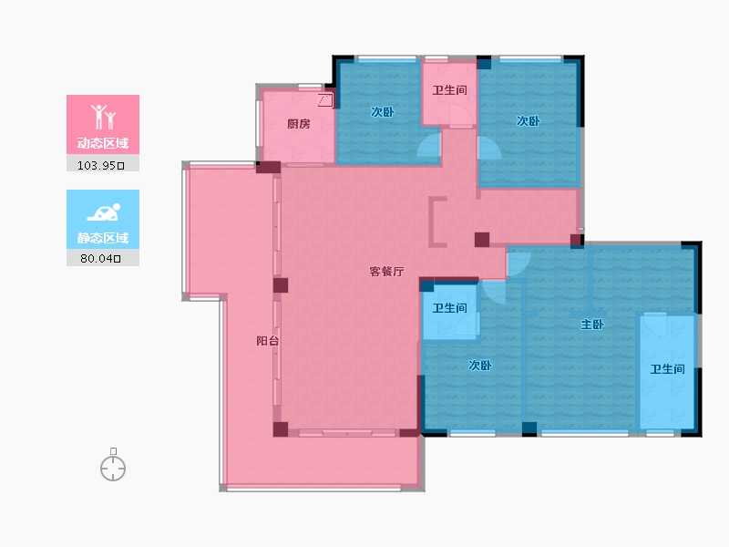 福建省-三明市-明城康养城-168.42-户型库-动静分区