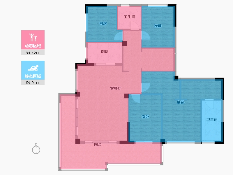 福建省-三明市-明城康养城-140.31-户型库-动静分区