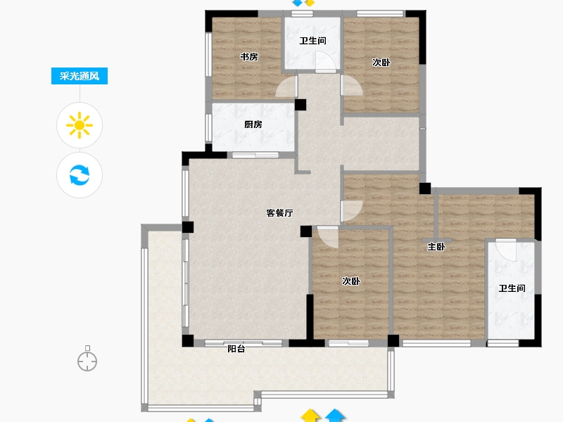 福建省-三明市-明城康养城-140.31-户型库-采光通风