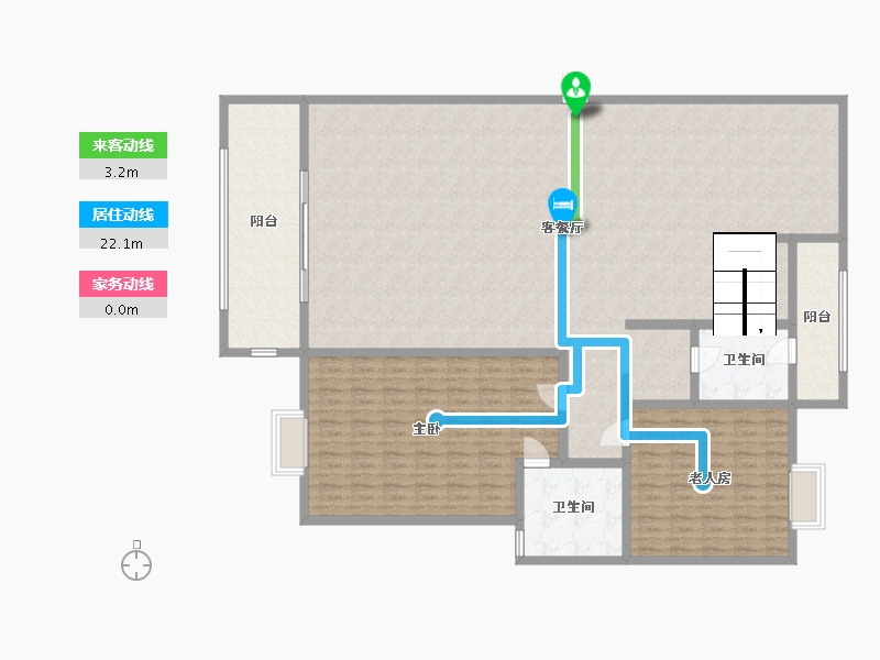 安徽省-宿州市-蓝光雍锦府-210.00-户型库-动静线