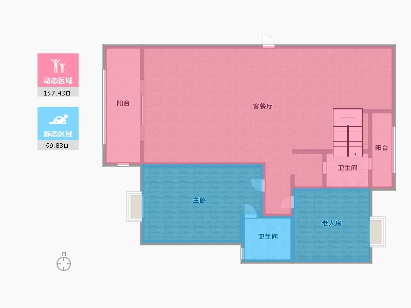 安徽省-宿州市-蓝光雍锦府-210.00-户型库-动静分区