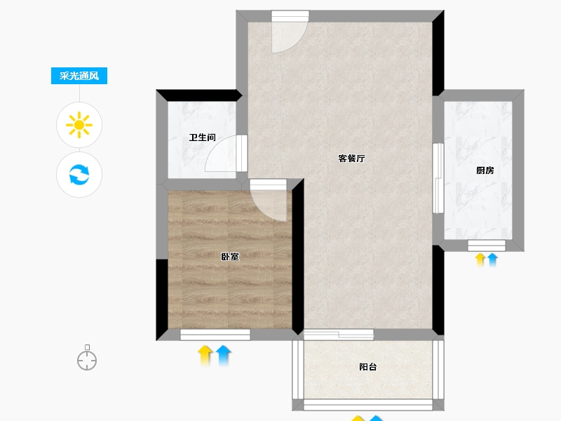 贵州省-安顺市-世通山语湖-41.53-户型库-采光通风