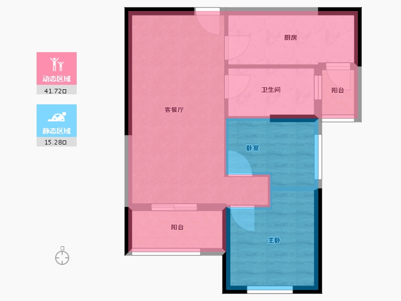 广东省-深圳市-碧桂园-67.80-户型库-动静分区