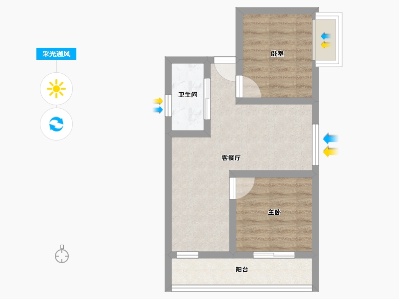 贵州省-安顺市-宽泰左岸香颂-42.02-户型库-采光通风