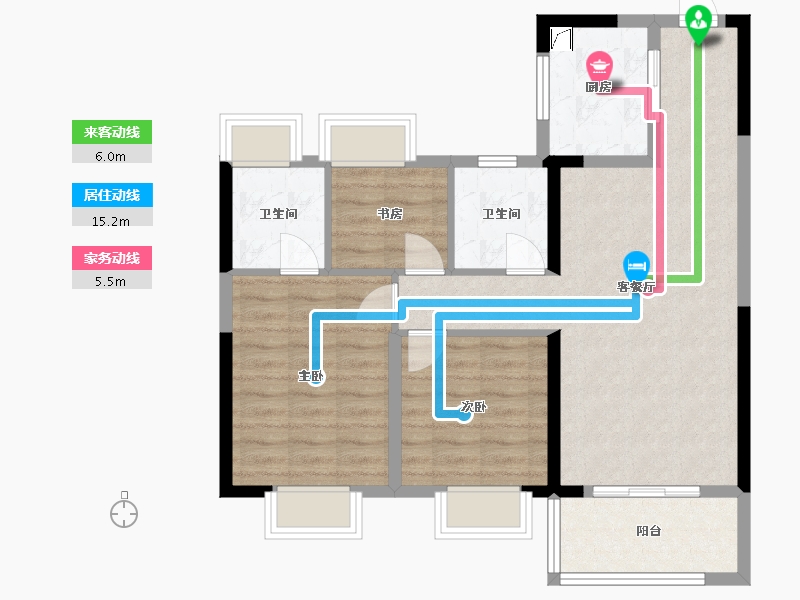 福建省-三明市-明城康养城-78.96-户型库-动静线