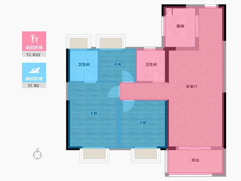 福建省-三明市-明城康养城-78.96-户型库-动静分区