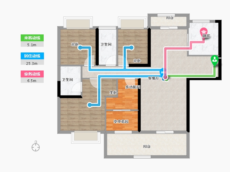 广东省-江门市-保利中心-116.69-户型库-动静线