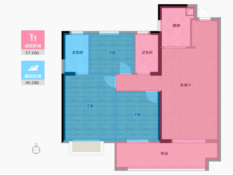 福建省-三明市-明城康养城-88.00-户型库-动静分区