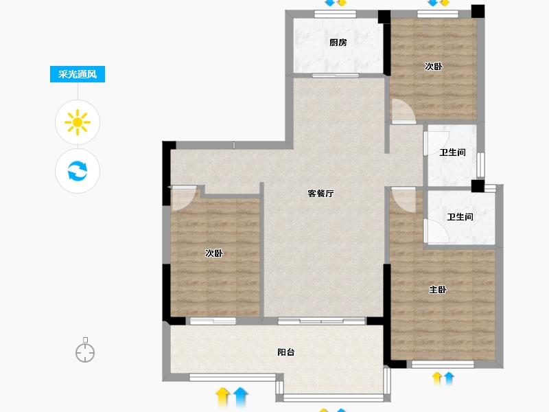 福建省-三明市-明城康养城-97.60-户型库-采光通风