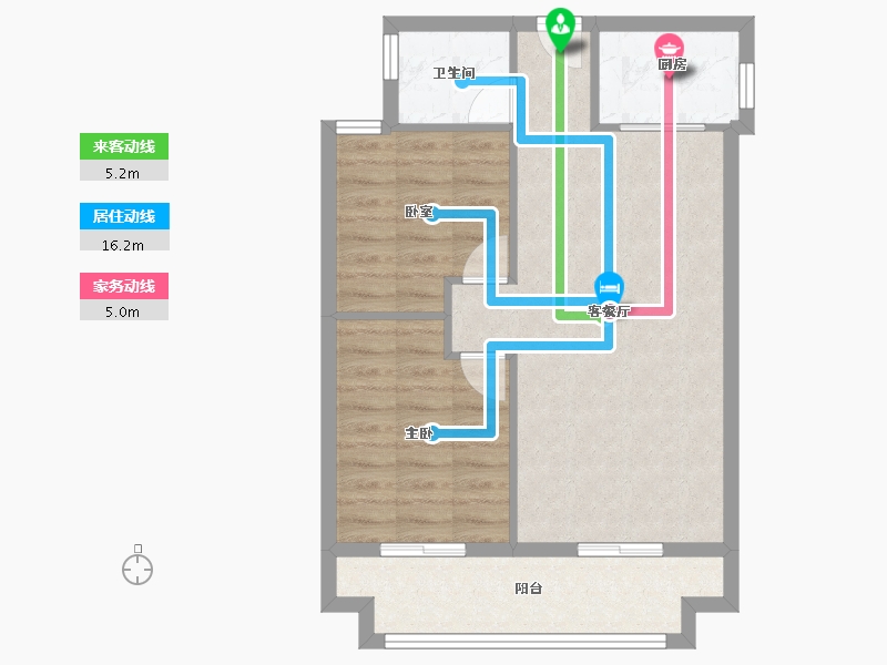 福建省-三明市-瑞泉景苑-63.20-户型库-动静线