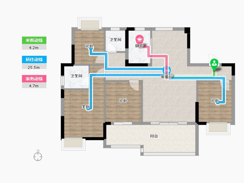 福建省-三明市-明城康养城-107.81-户型库-动静线