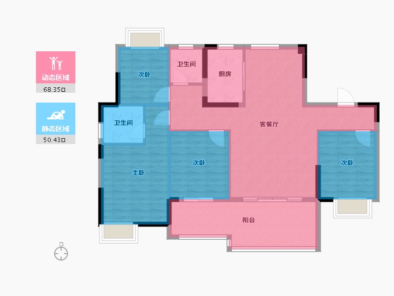 福建省-三明市-明城康养城-107.81-户型库-动静分区