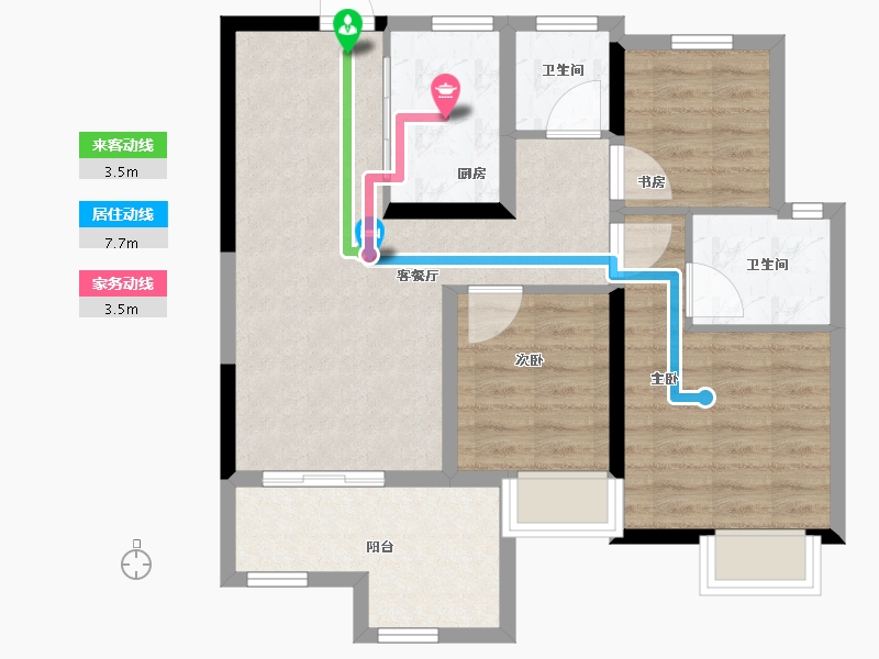 广东省-江门市-中国铁建城-74.15-户型库-动静线