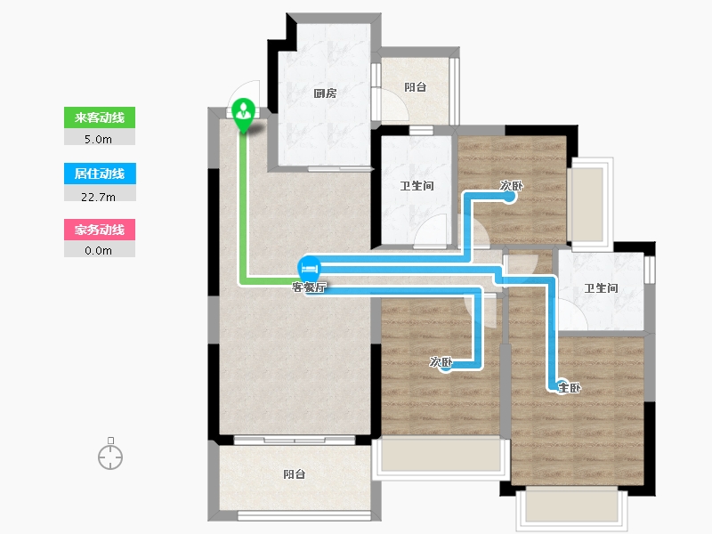 广东省-江门市-台山恒大名都-82.13-户型库-动静线