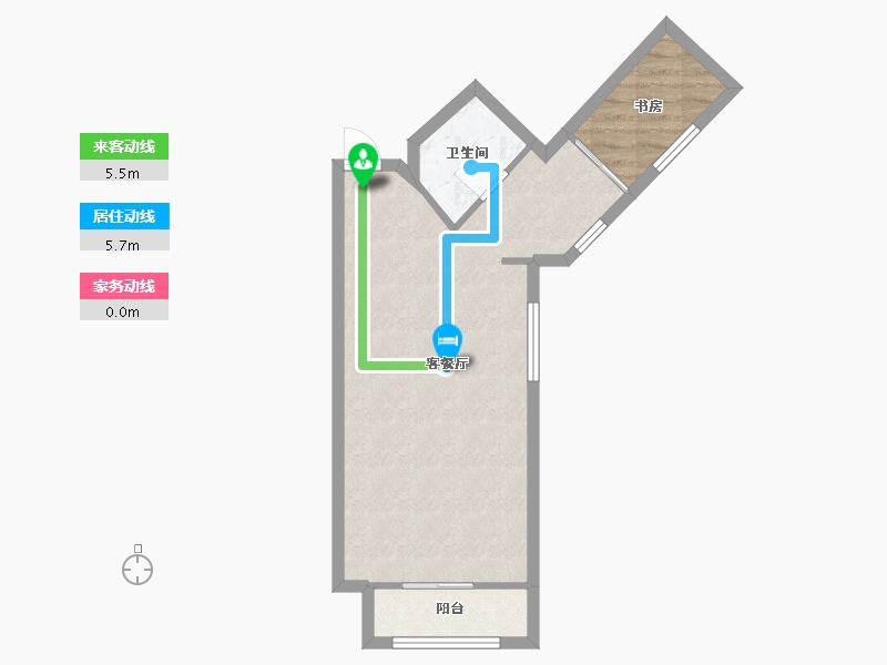 四川省-成都市-和贵·时代巢-48.00-户型库-动静线