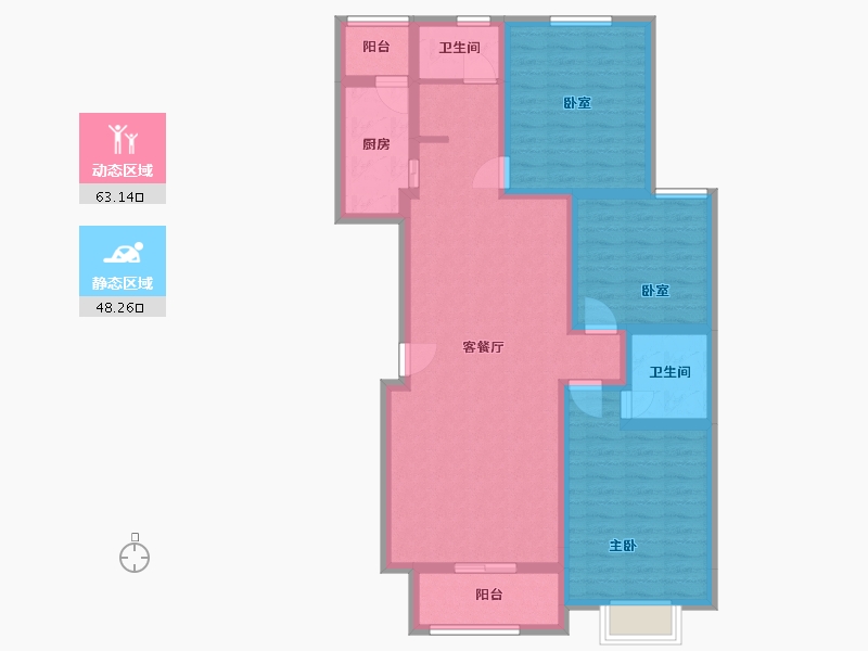 河南省-郑州市-不清楚-110.00-户型库-动静分区