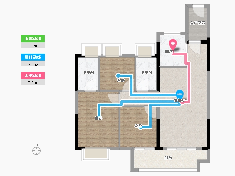 广东省-江门市-大悦城·新悦锦云-84.00-户型库-动静线