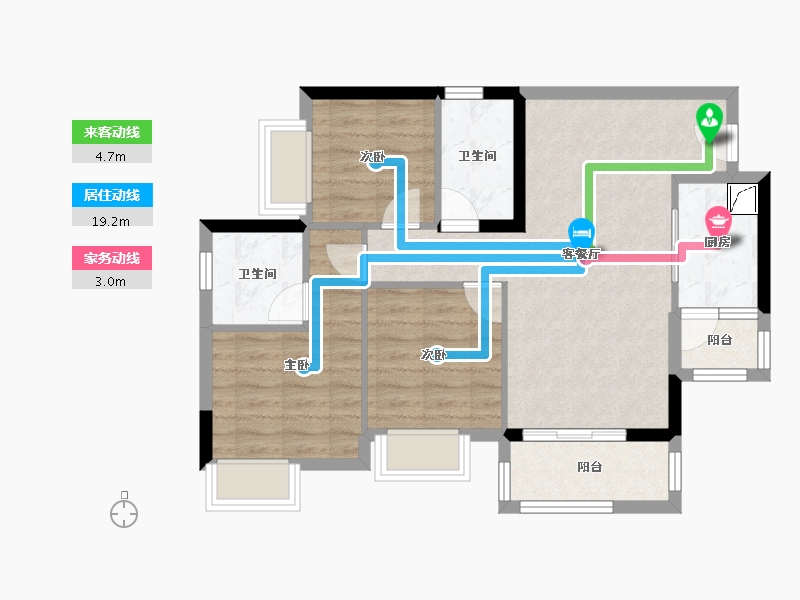 广东省-江门市-盛安江畔-71.23-户型库-动静线