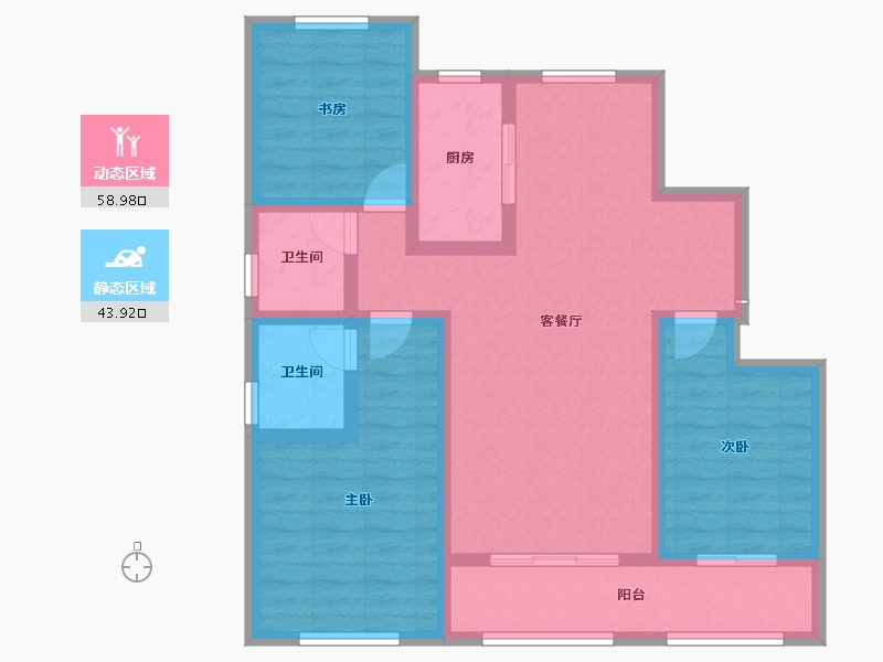 山东省-淄博市-熙悦-91.02-户型库-动静分区