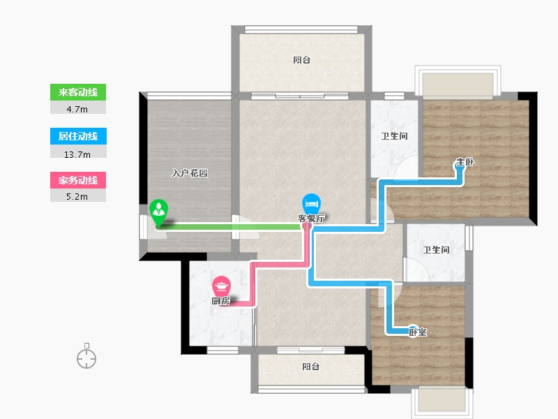 广东省-江门市-沃华·时代广场-96.94-户型库-动静线