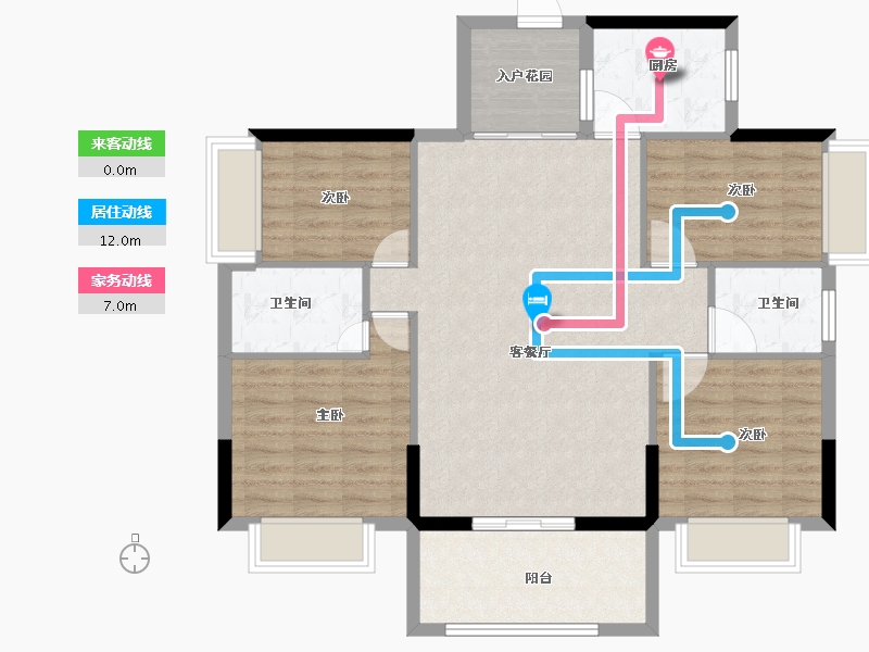 广东省-江门市-御宝江南-99.52-户型库-动静线