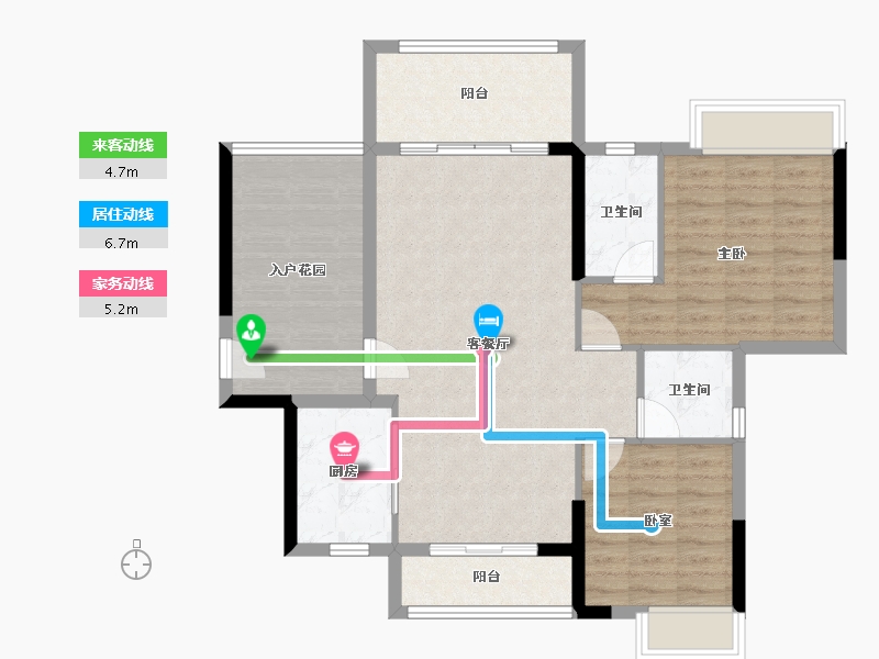 广东省-江门市-沃华·时代广场-91.81-户型库-动静线