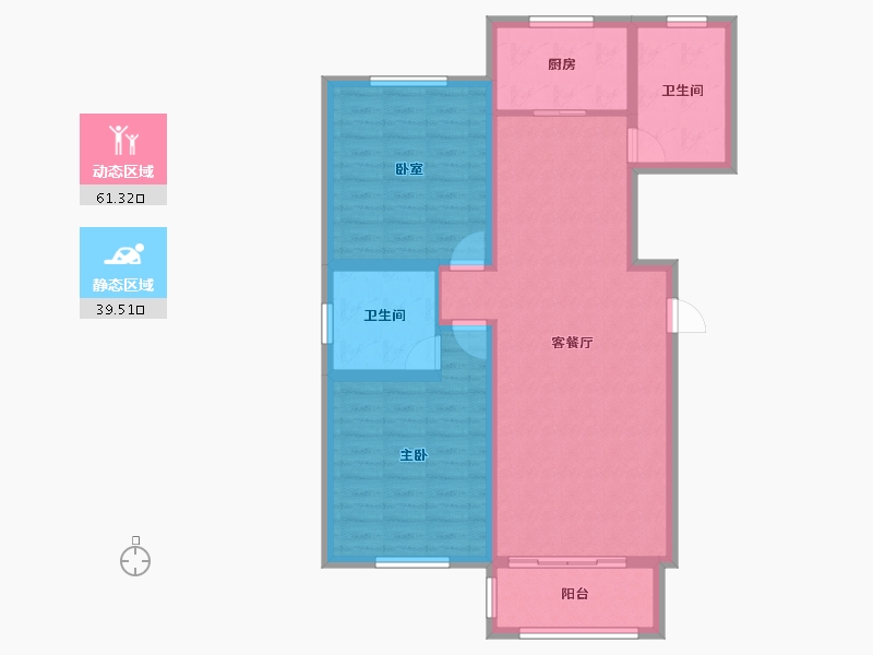 河北省-沧州市-润森紫御府-90.53-户型库-动静分区