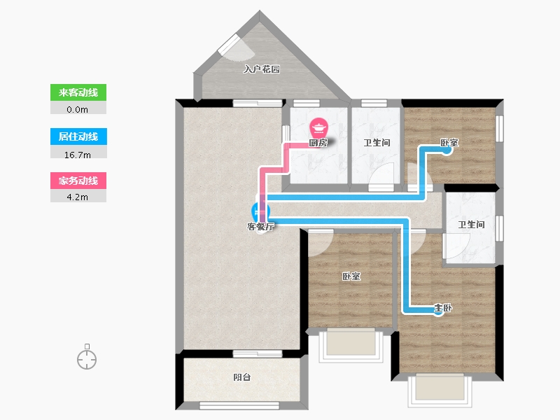 广东省-江门市-裕邦新外滩-80.80-户型库-动静线