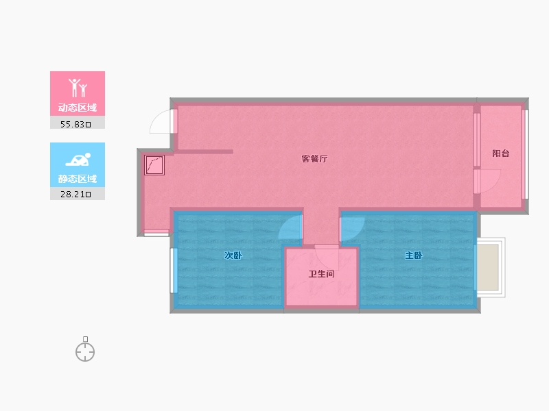 辽宁省-抚顺市-澳海御景苑-75.00-户型库-动静分区