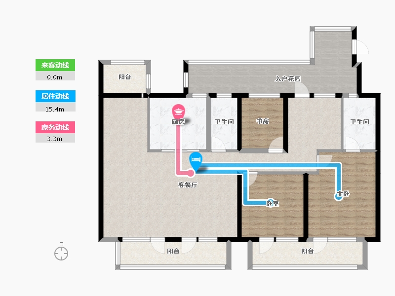 山东省-聊城市-江北水镇-143.60-户型库-动静线