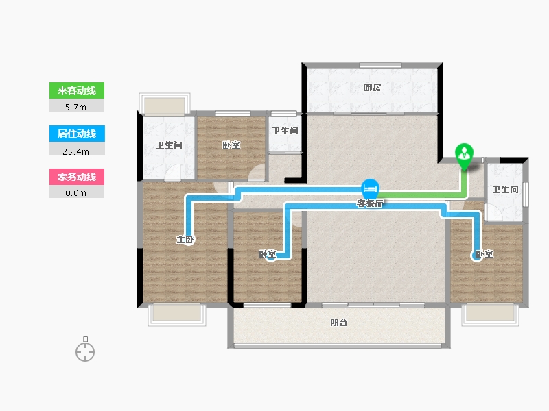 江苏省-盐城市-阜宁碧桂园双玺-168.00-户型库-动静线