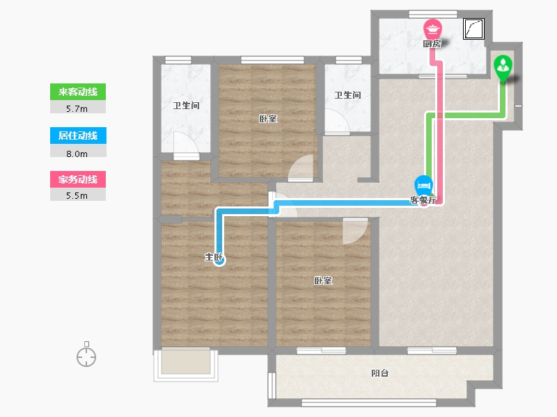 江苏省-盐城市-国投聚龙府-97.28-户型库-动静线