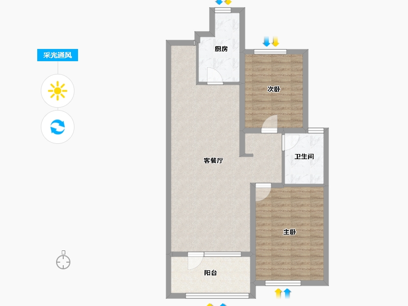 山东省-聊城市-江北水镇-81.37-户型库-采光通风