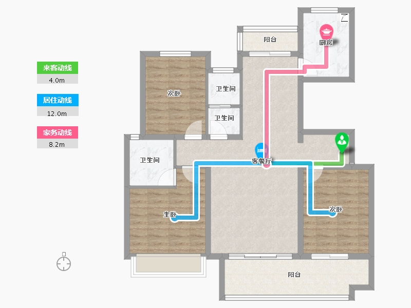 河南省-商丘市-乐鼎明德府-99.43-户型库-动静线