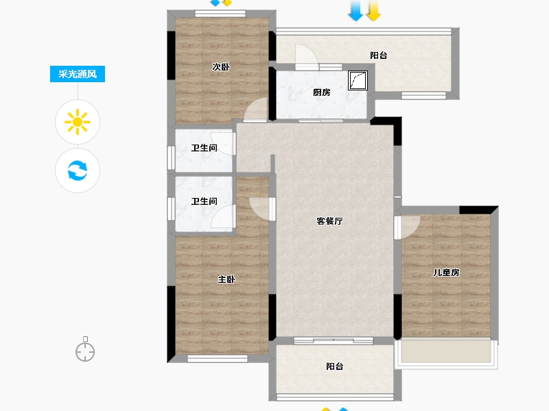 四川省-广元市-和成云著-97.15-户型库-采光通风