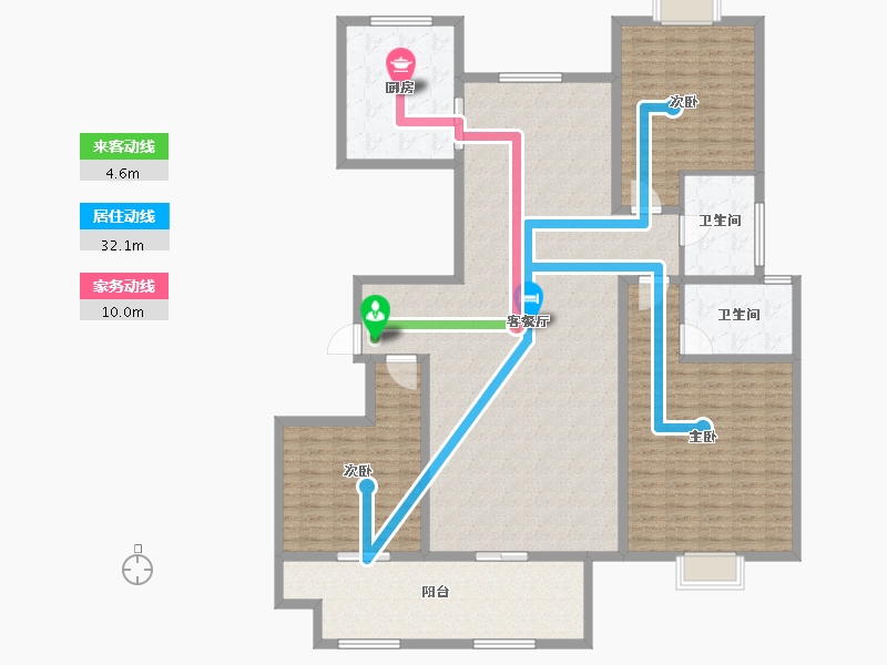 河南省-驻马店市-康桥水郡-183.45-户型库-动静线