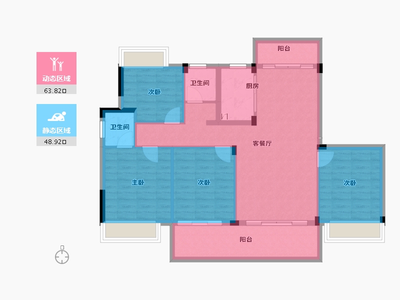 江西省-宜春市-明珠壹号-102.24-户型库-动静分区