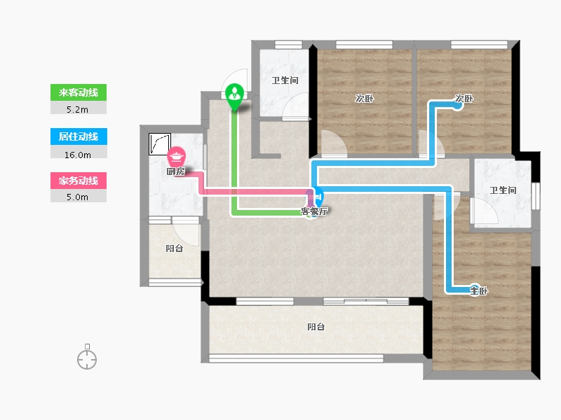 四川省-广元市-和成云著-85.73-户型库-动静线