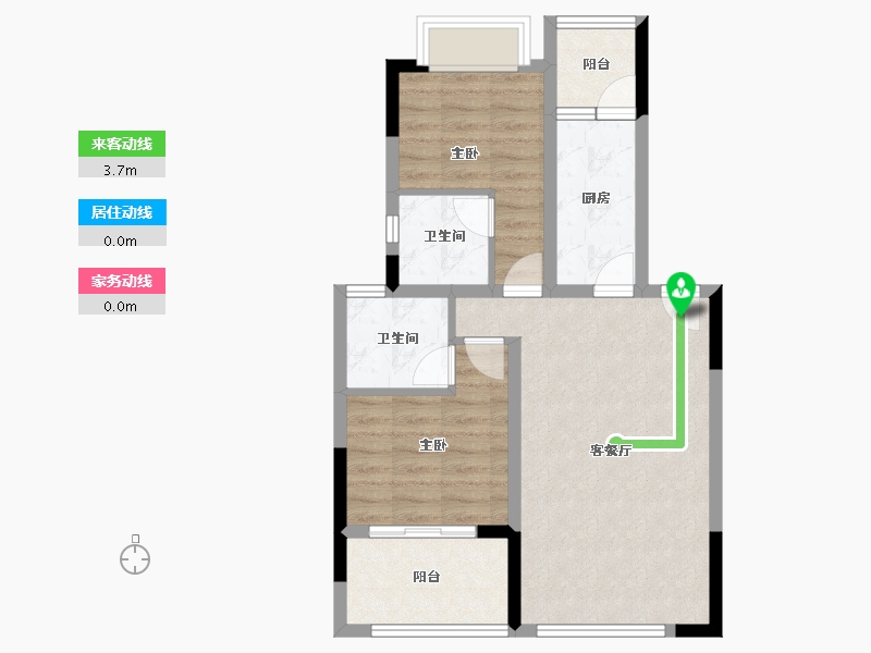 四川省-内江市-莱菲特广场三期森林里-62.83-户型库-动静线