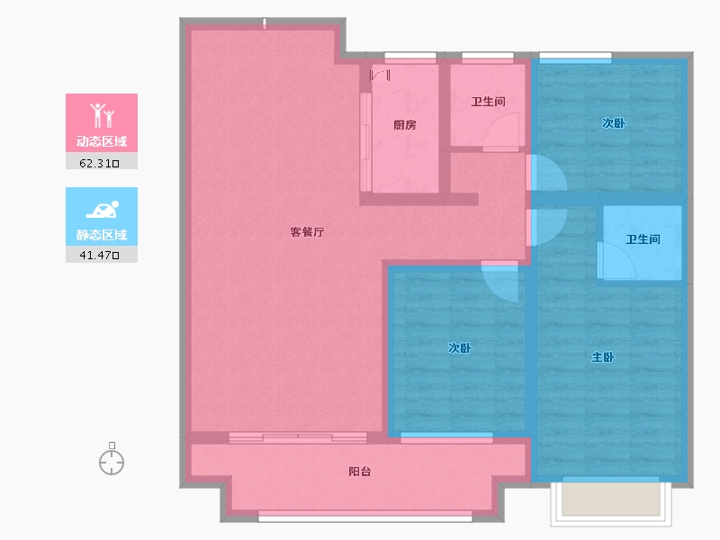 河南省-商丘市-观景台-92.33-户型库-动静分区