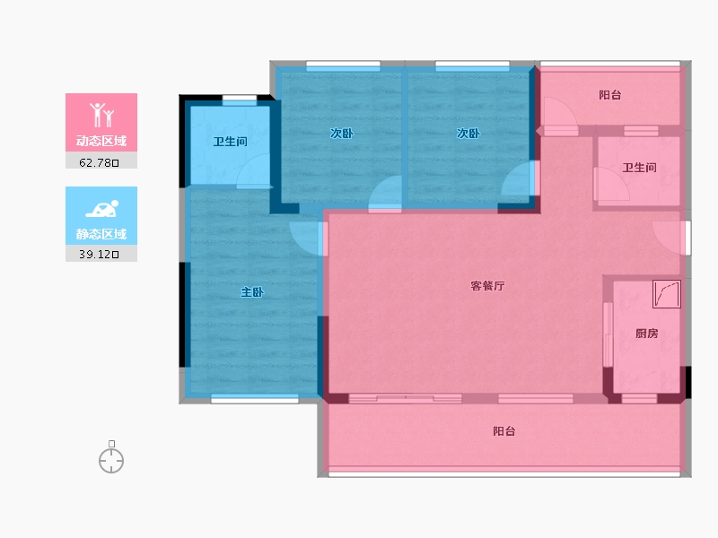 四川省-广元市-和成云著-89.83-户型库-动静分区